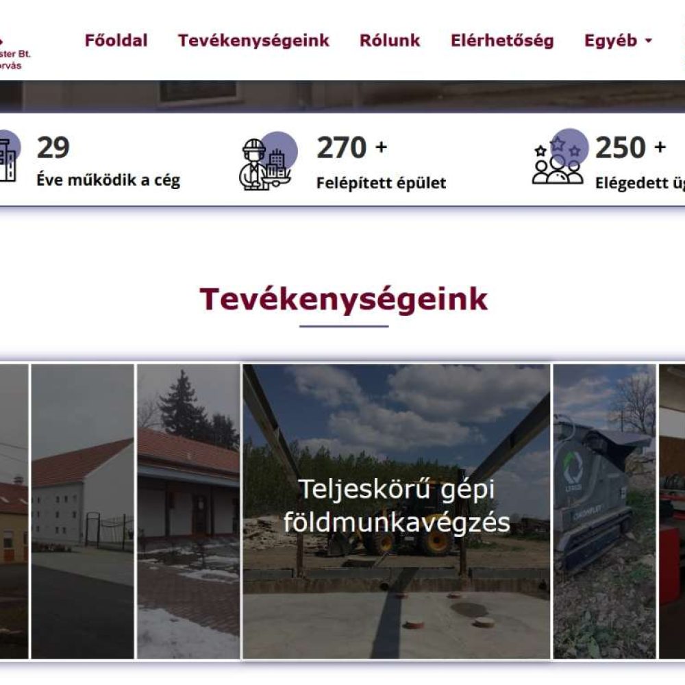 Epitomester atmeretezett weblap