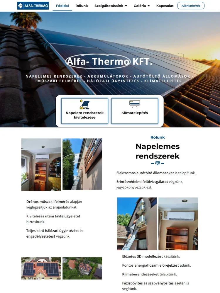 Főoldal - Alfa-Thermo KFT' - alfathermo.hu